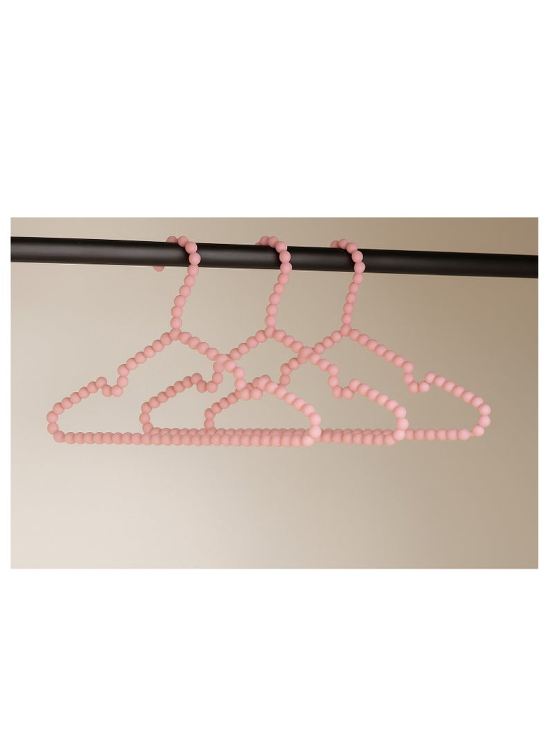 zoba Bubbles Plastic Clothes Hangers, Set of 3, Multicolor - Image 3