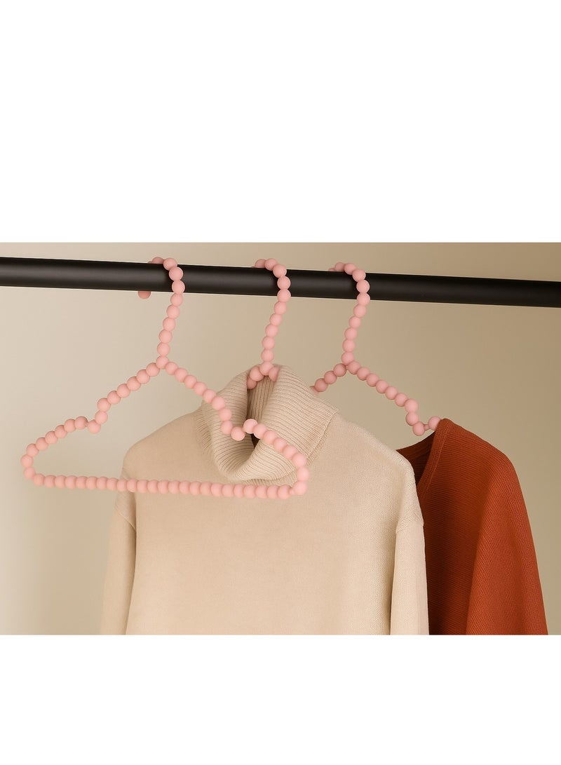 zoba Bubbles Plastic Clothes Hangers, Set of 3, Multicolor - Image 4