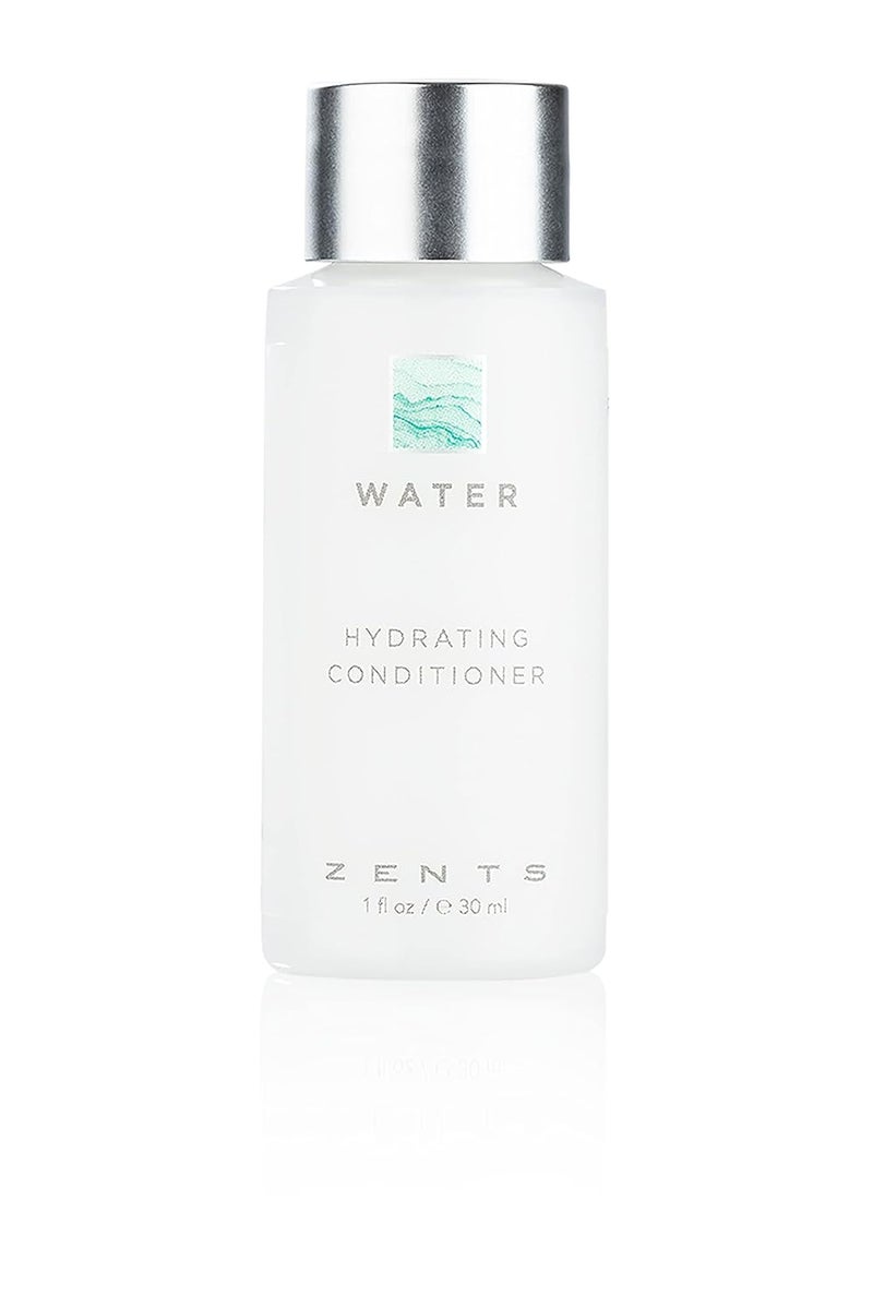 Zents Moisturizing Water Conditioner Travel Size Color Safe and SulfateFree with Organic Shea Butter  Jojoba Oil for All Hair Types 1 FL Oz TSA Approved