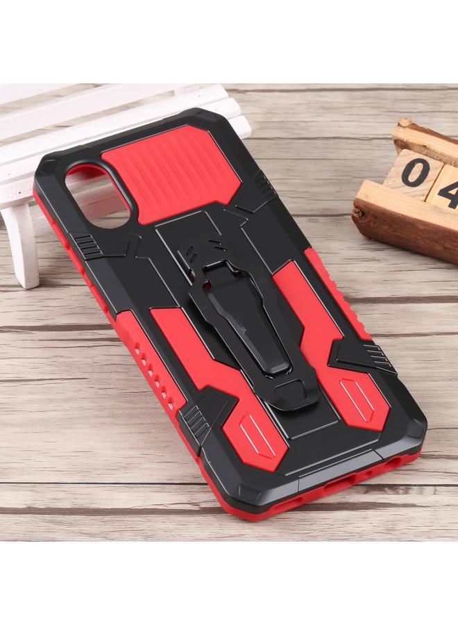 اس-توب جراب لهاتف Samsung Galaxy A03 Core Lanyard Mecha Armor Kickstand PC + جراب هاتف TPU - Image 2