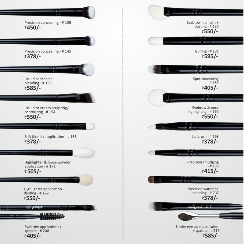 JUST GOLD Justgold Professional Makeup Brush #136 For Precision Concealing - Image 4