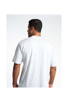 SIGMA FIT Sigma Fit GRAY OVER-SIZED SPLIT TEE - XL ,Color: GRAY  - Image 3