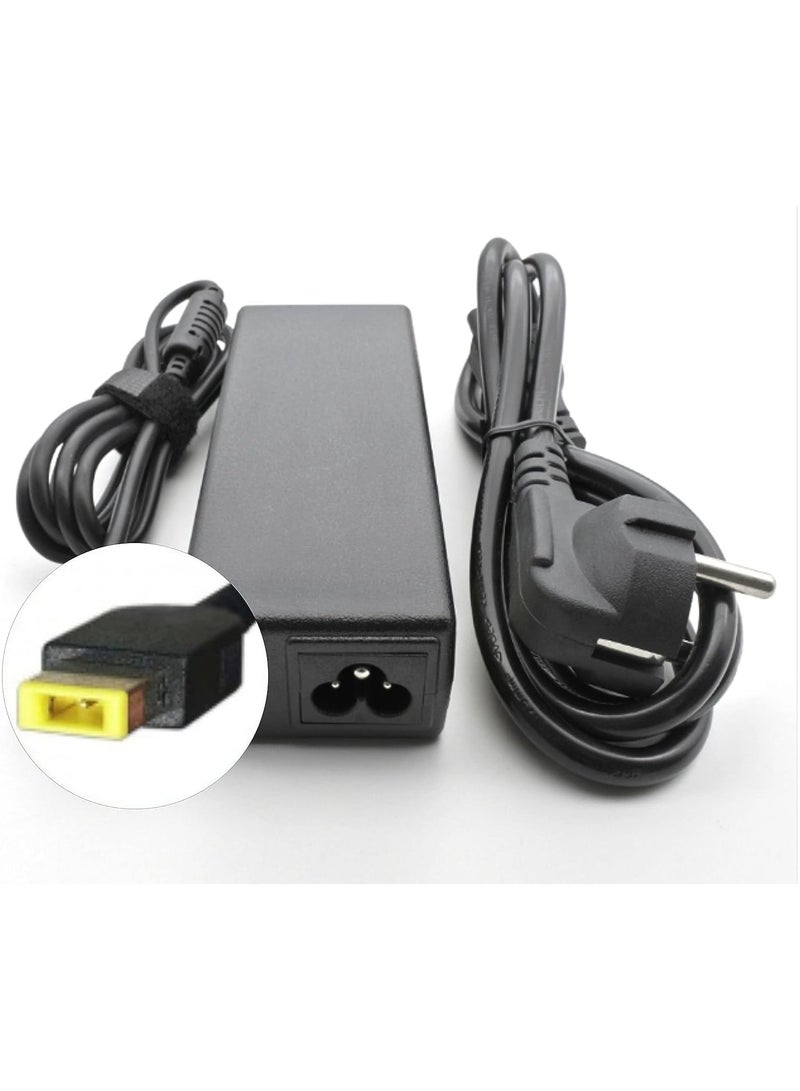 20V 3.25A 65W Rectangle USB Tip Laptop AC Adapter for Lenovo Thinkpad T470 T470S T460 E531 E570 E560 L470 L460 L440 T440 T450 T540P X270 X250 X240 Laptop Charger with Power Adapter - Image 1