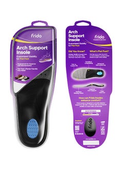 Frido Frido Arch Support Shoe Insoles for Flat Feet, For Feet Pain, Plantar Fasciitis & Heel Spurs, Trimmable Orthotic Shoe Inserts For Proper Foot Alignment (Pack of 1 Pair)  - Image 1