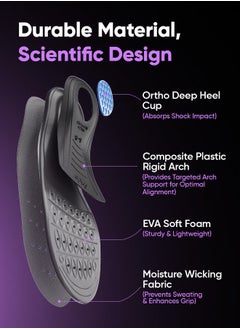 Frido Frido Arch Support Shoe Insoles for Flat Feet, For Feet Pain, Plantar Fasciitis & Heel Spurs, Trimmable Orthotic Shoe Inserts For Proper Foot Alignment (Pack of 1 Pair)  - Image 5