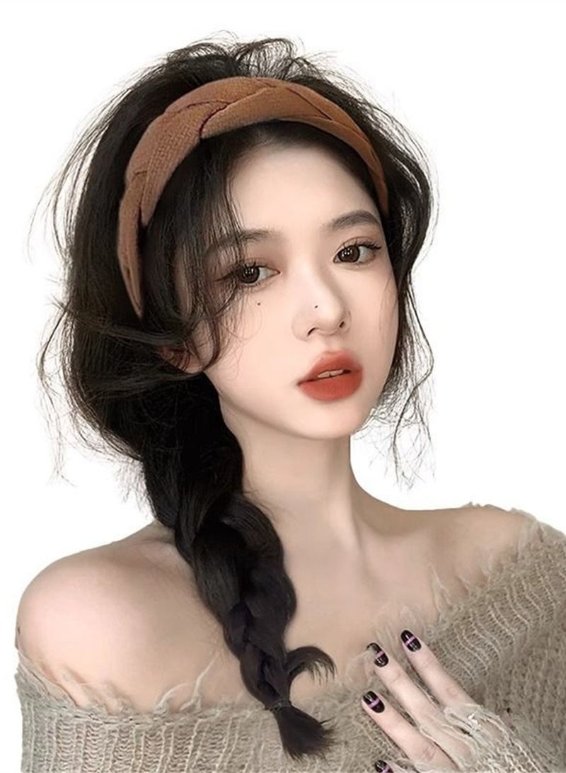 Headband wig integrated high skull artificial hair cosplay wig costumes dress up wig - Image 4