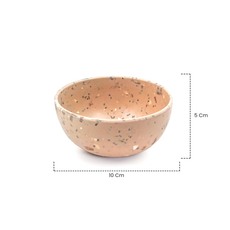 Red Butler EcoFriendly Bamboo Fiber Bowls Set of 4 Bowls Reusable and Stain Resistant Sturdy Weight Perfect Size for Indian Curries Microwave Dishwasher Safe Elegant Walnut Design - Image 5