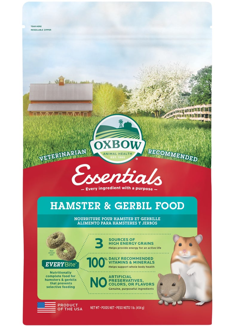 Oxbow Essentials Hamster & Gerbil Food 454 g