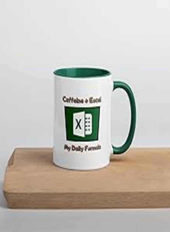 Accountant Gift For Women Men, Appreciation Gift Excel Mug, Group Excel Shortcut Coffee Mug, Excel Cheat Sheet Mug, Accounting Student Mug