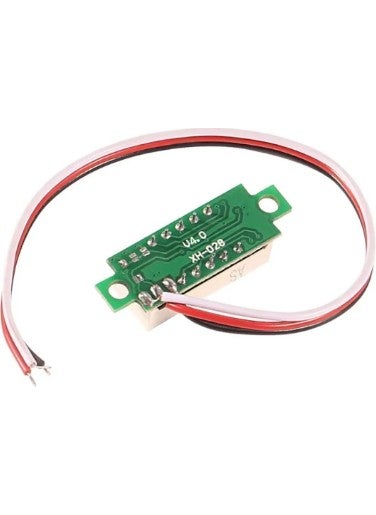 Area Elektronik - 0.28 Inch Dc 0-100V Mini Digital Voltmeter 3 Wire Red - Image 1
