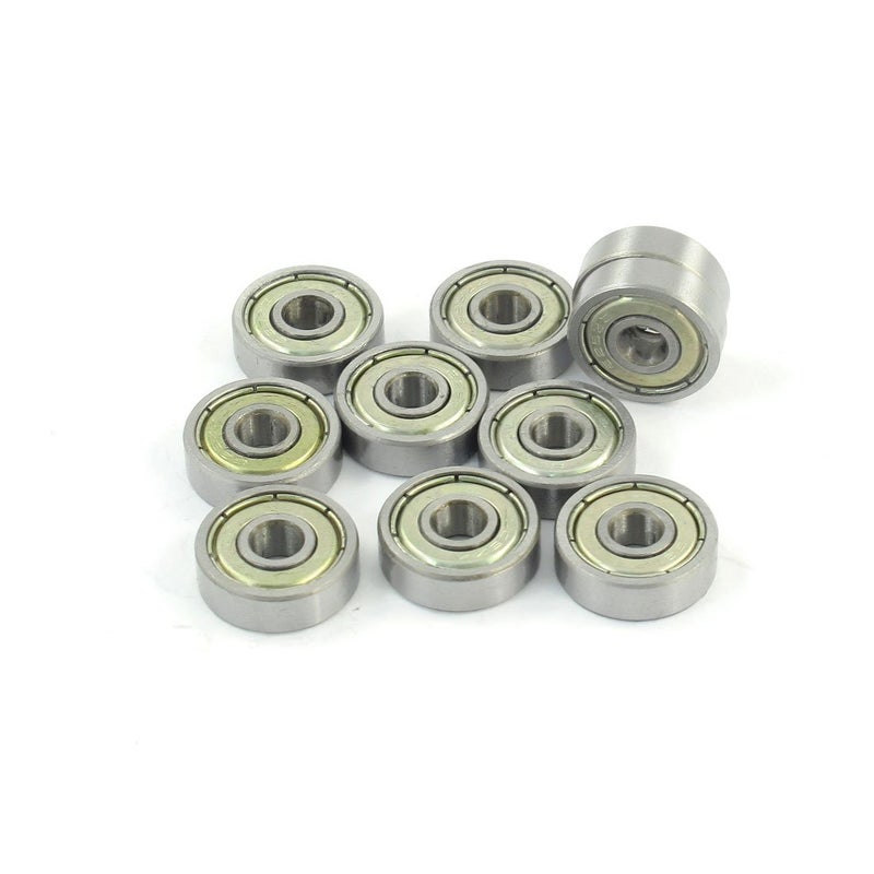 uxcell Sourcingmap 10 Pcs 625ZZ 5mm x 16mm x 5mm Shielded Deep Groove Radial Ball Bearing