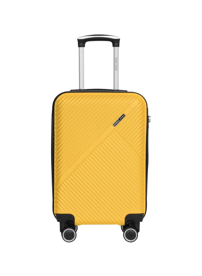 PARAJOHN Aurora 2-Piece Luggage Set, Carry on & Check-in Luggage for Men & Women, Suitcase for Travel, Lightweight ABS Hard Shell 20/24 Inch Cabin & Medium Luggage, 8 Spinner Wheels, Combination Lock, Yellow