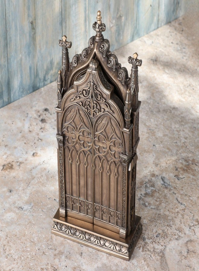 UNICORN STUDIO Nativity in Cathedral Triptych Statue Sculpture - Image 3