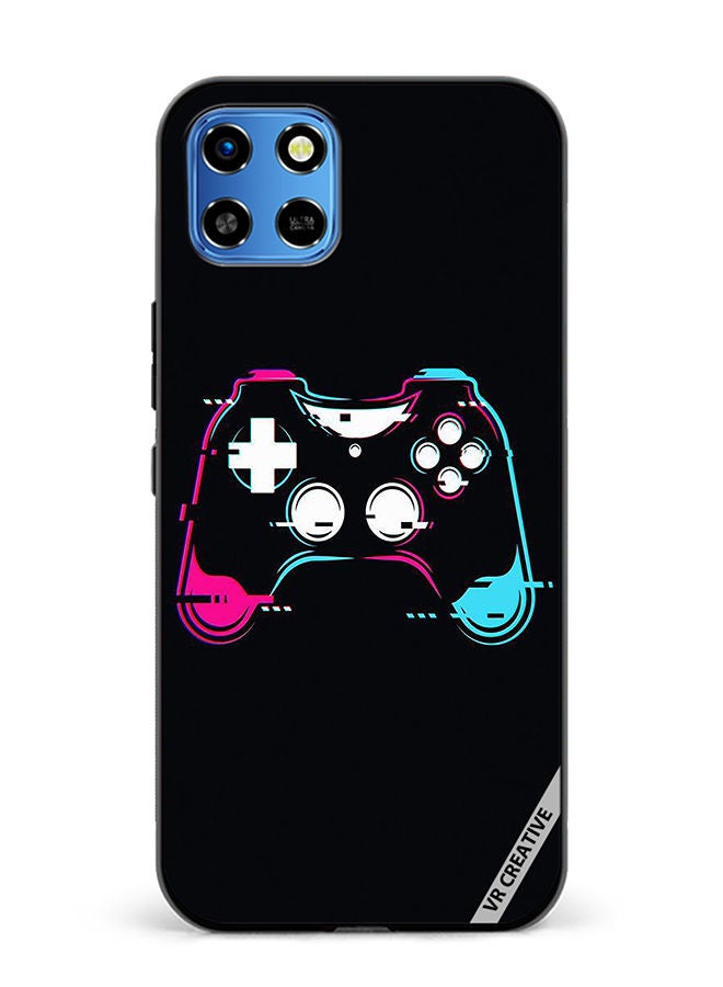 VR CREATIVE Protective Case Cover For Infinix Smart 6 HD Controller Setup Ps5 Ps4 Design Multicolour - Image 1