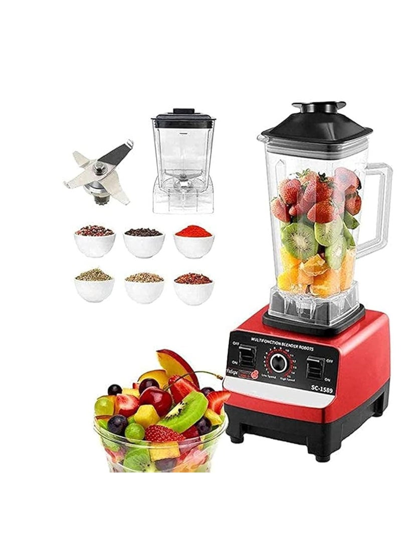 SILVER CREST Juicer Blender 2 in 1 High Speed  Stainless Steel Blades Perfect for Smoothies Frozen Desserts Hot Soups and Nut Grinding - Image 1
