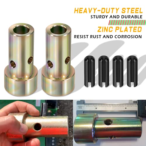 Yoursme 2 Pairs of Cat 1 Quick Hitch Adapter Bushings Set for Category I 3-Point Tractors Use with Quick Hitch System - Image 4