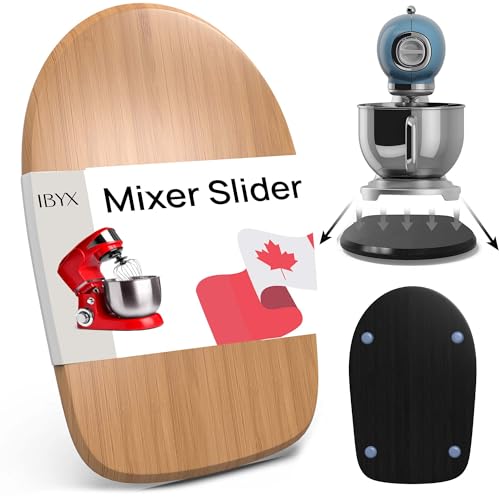 Ibyx Mixer Slider - Stand Mixer Sliding Mat, Compatible with KitchenAid 4.5 Qt, Smooth Glide Slider for Heavy Appliances, Scratch Free & Space-Saving Counter Solution - Made in Canada - Natural - Image 1