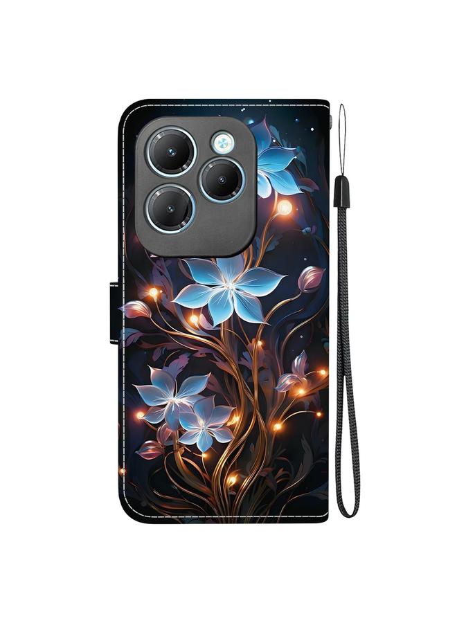 S-TOP Case For Infinix Hot 40 / 40 Pro Crystal Texture Colored Drawing Leather Phone Case - Image 3