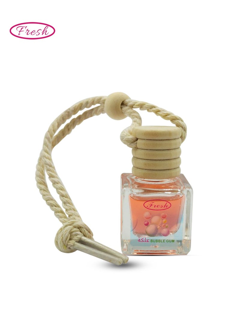 FRESH Bubble Gum Car Air Freshener - Hanging Perfume Diffuser - Image 1