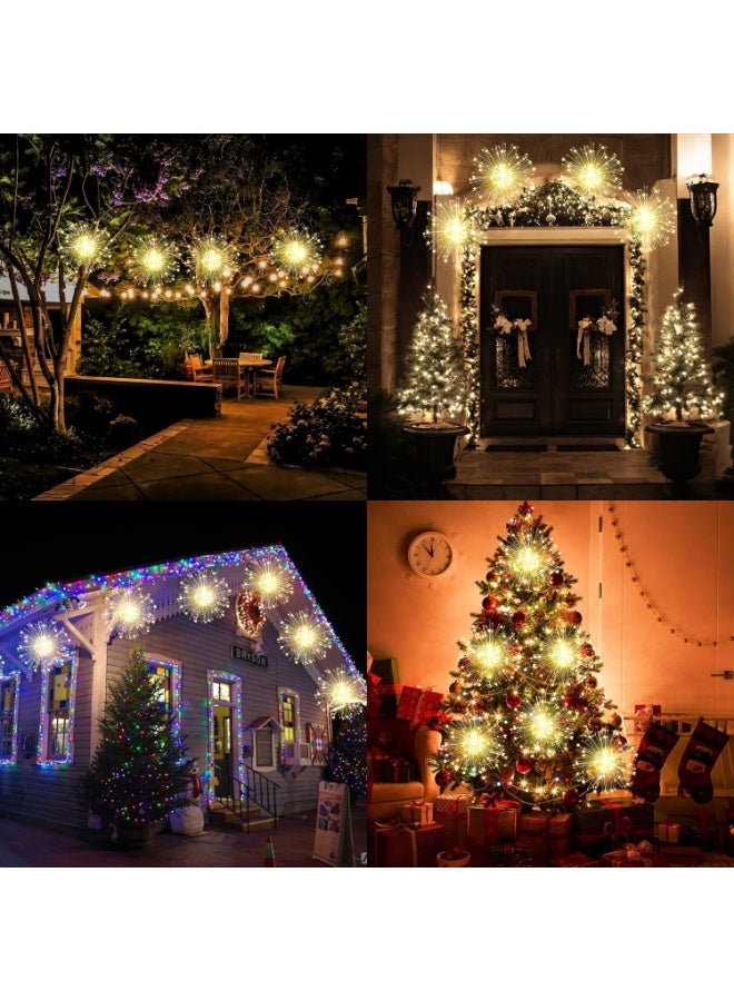 مصباح سقف LED معلق بسلك نحاسي متلألئ، 220 فولت، مناسب لحفلات رأس السنة الميلادية، إضاءة بيضاء دافئة - Image 2