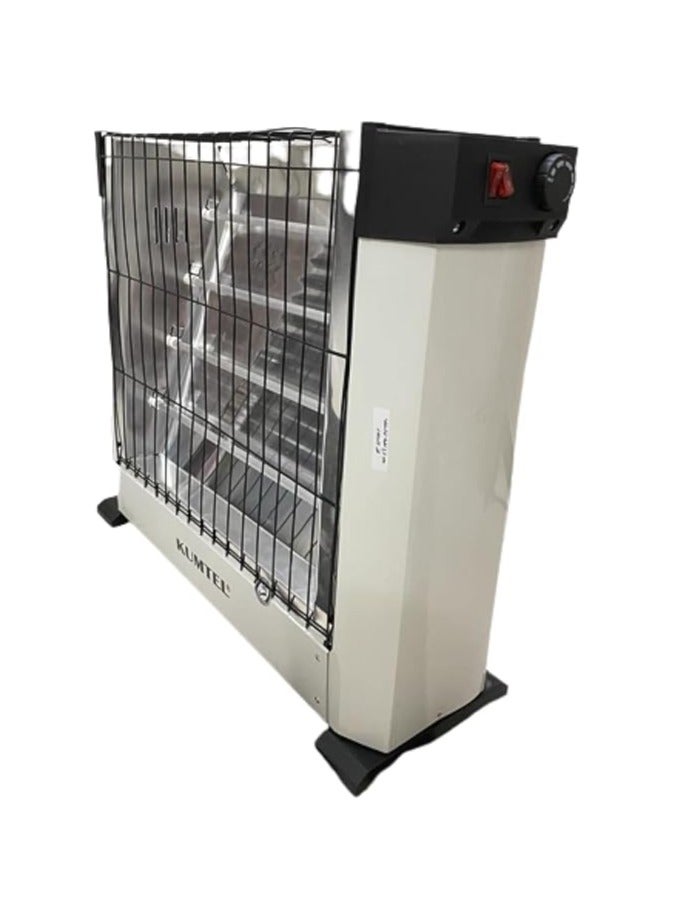 Kumtel Comtel 4 Candles Electric Room Heater 2200W, White KH2760 - Image 2