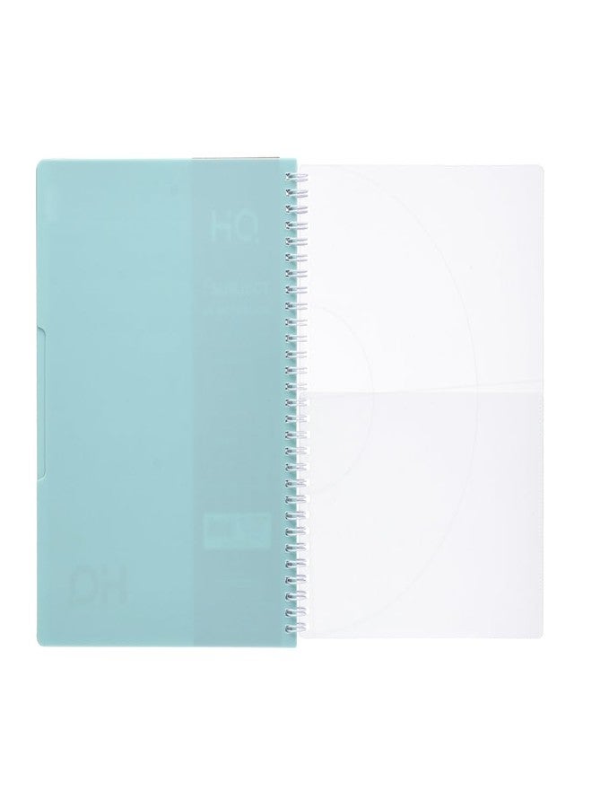 HQ Navneet HQ | Wiro Bound |Single Subject Book |17.6x25 cm |Single Line |160 Pages |Mint Green - Image 4