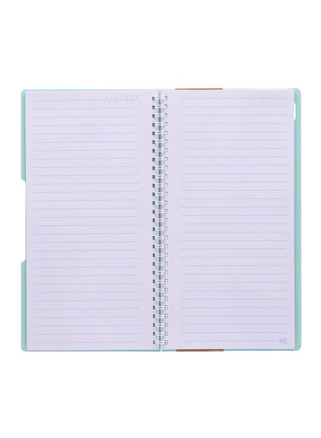 HQ Navneet HQ | Wiro Bound |Single Subject Book |17.6x25 cm |Single Line |160 Pages |Mint Green - Image 3