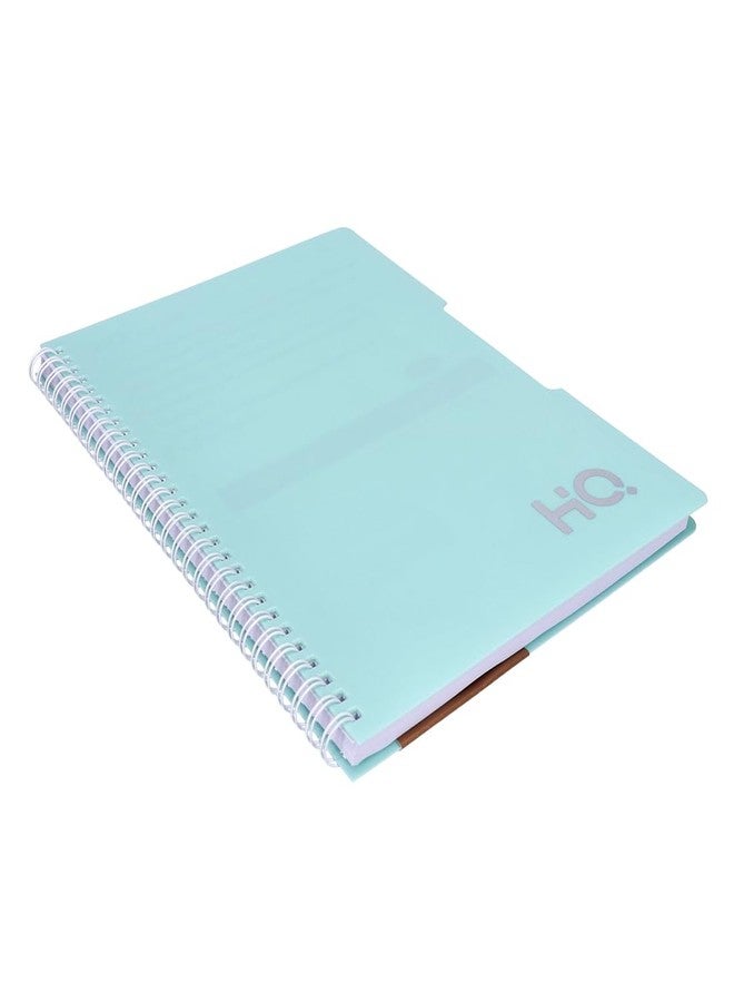 HQ Navneet HQ | Wiro Bound |Single Subject Book |17.6x25 cm |Single Line |160 Pages |Mint Green - Image 5