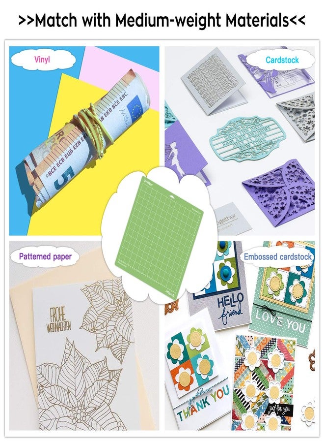 HTVRONT Standard Grip Cutting Mat, 3 Pack Cutting Mat 12x12 Compatible with Cricut Maker 3/Maker 4/Maker/Explore 3/4/5/Air 2/One, Standard Adhesive Sticky Quilting Cutting Mats Replacement Accessories - Image 2