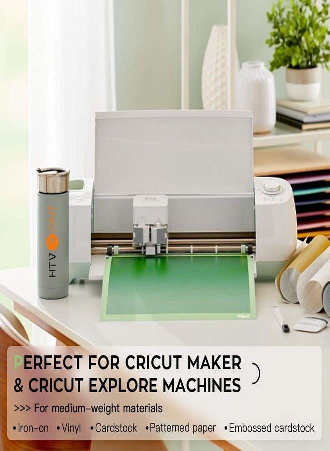 HTVRONT Standard Grip Cutting Mat, 3 Pack Cutting Mat 12x12 Compatible with Cricut Maker 3/Maker 4/Maker/Explore 3/4/5/Air 2/One, Standard Adhesive Sticky Quilting Cutting Mats Replacement Accessories - Image 5