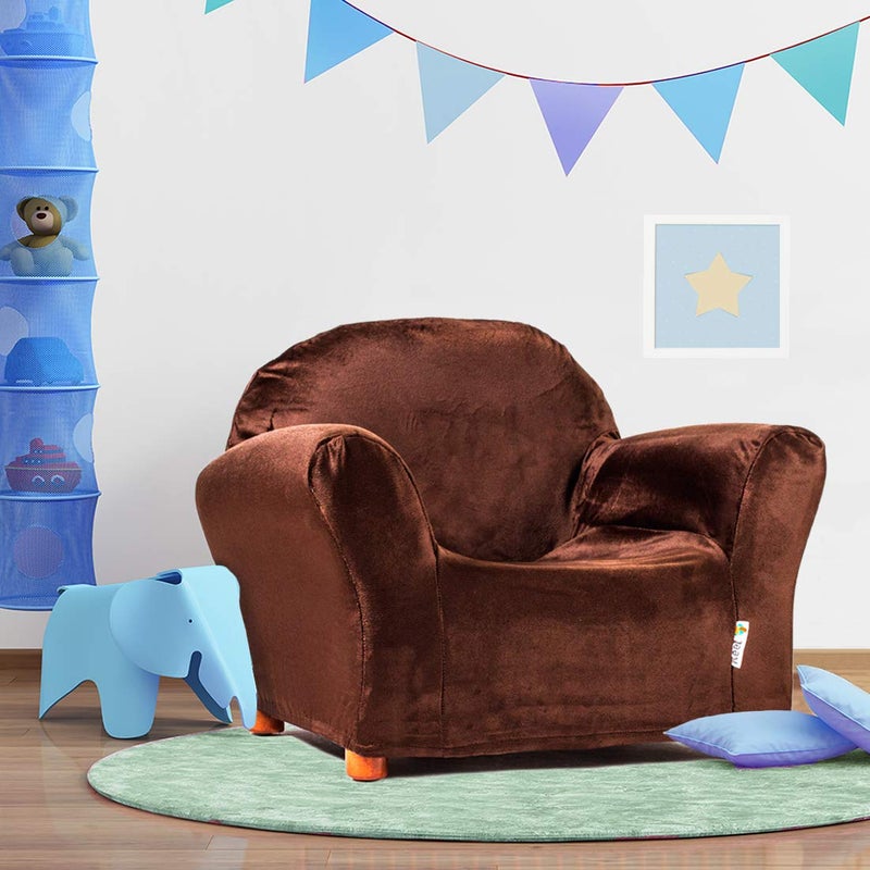 Keet Roundy Chair Slipcover for Kids Chairs â€“ Soft Minky Polyester Replacement Cover, Fits Keet Roundy & Rocking Chairs, Durable & Machine Washable, Easy to Install, Ideal for Ages 2â€“5, Playroom & Bedroom. - Image 3