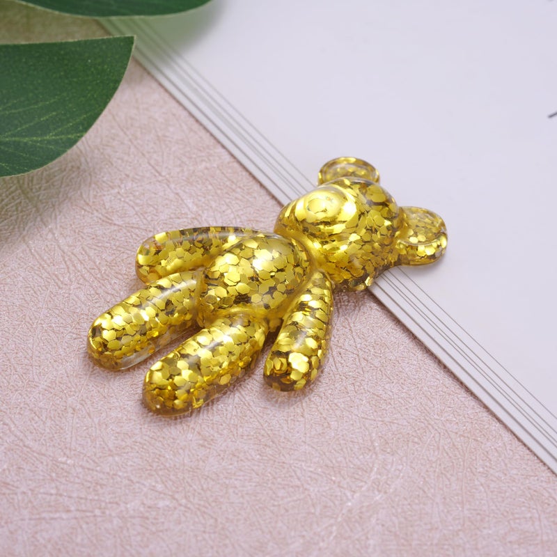 Aesnefe Worry Bear, Pocket Bear Hug, Anxiety Gifts for Men Women, Anxiety Relief Gifts, Mental Health Positivity Gift for Anxious Friend, Back to School Reminder of Comfort, Gold - Image 3