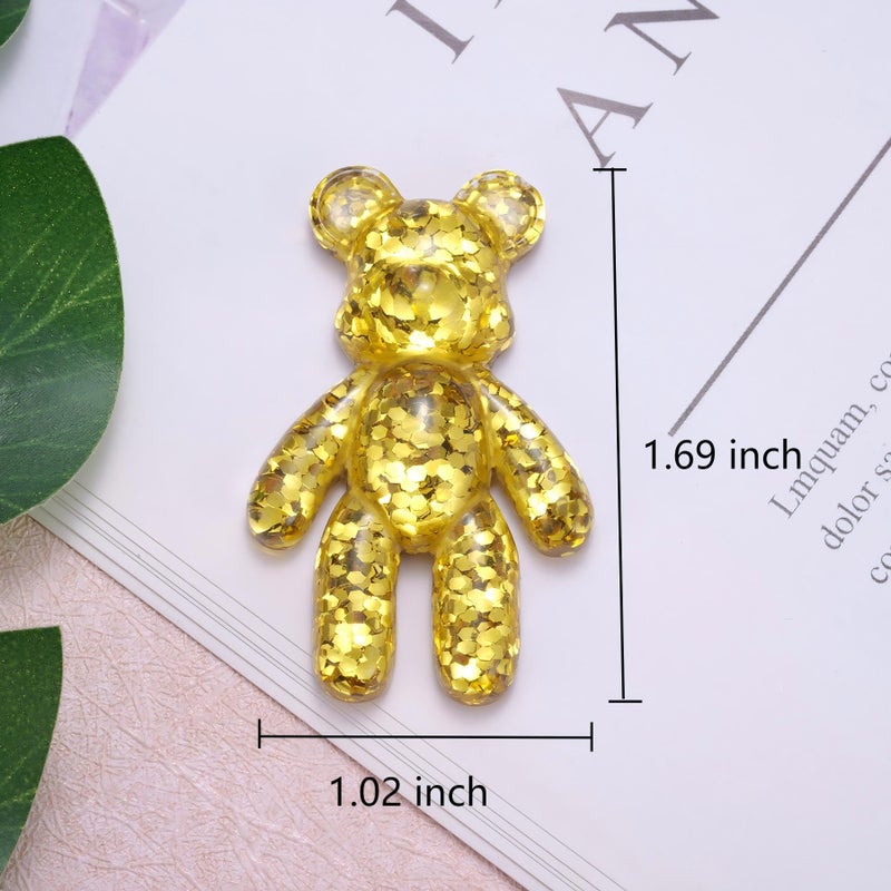 Aesnefe Worry Bear, Pocket Bear Hug, Anxiety Gifts for Men Women, Anxiety Relief Gifts, Mental Health Positivity Gift for Anxious Friend, Back to School Reminder of Comfort, Gold - Image 5