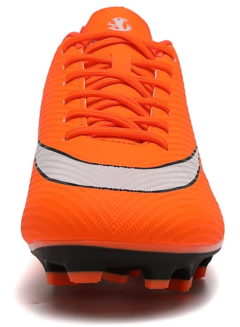 SKY WING Football Cleats Kid,Indoor Outdoor Low Top Soccer Shoes For Boy And Girl Lightweight Shock Resistant Training Boots Professional Turf Shoes Sport Athletic Ground Football Boots - Image 3