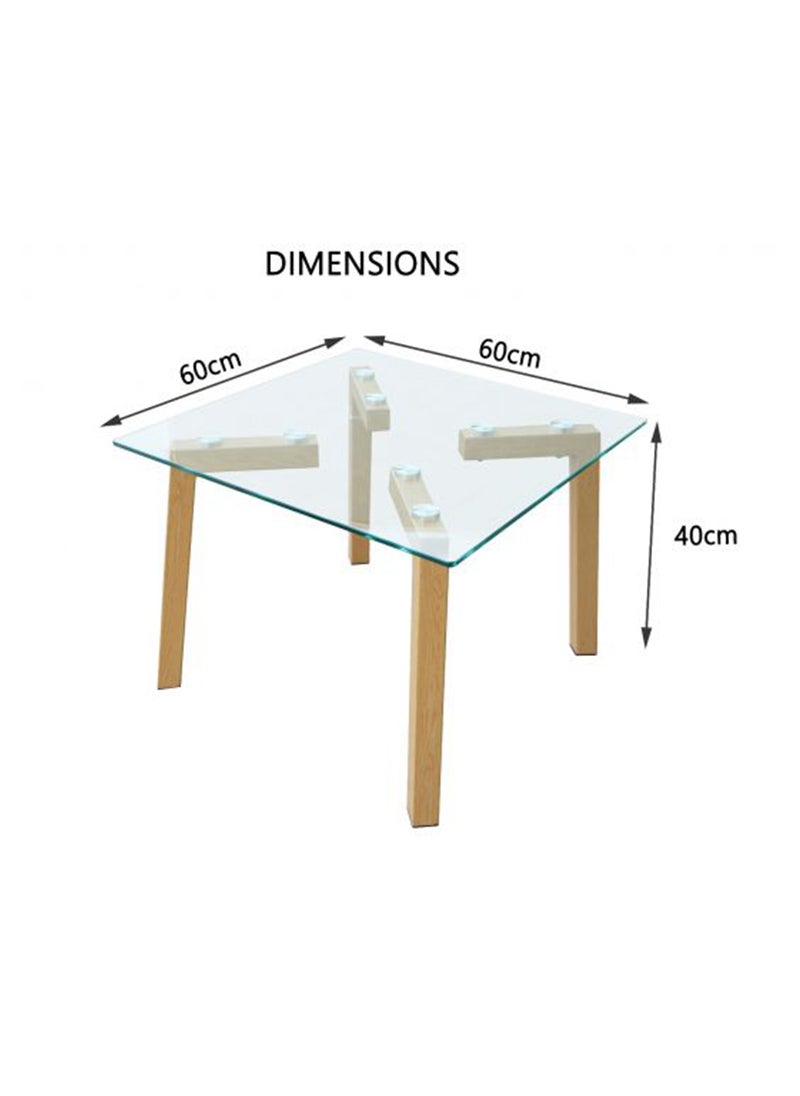Mahmayi HYCT12-60 Glass Coffee Table