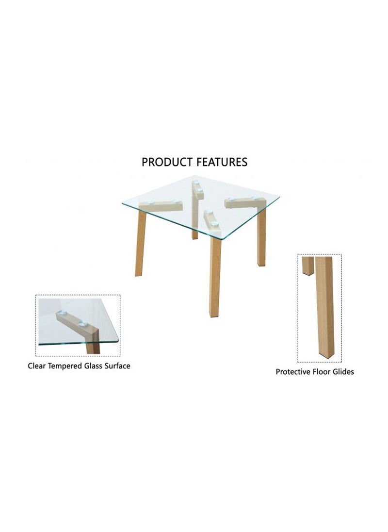 Mahmayi HYCT12-60 Glass Coffee Table