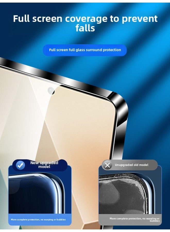 For Red Rice Note135G Tempered Film Redmi5g Full Screen For Xiaomi Noto13 All-inclusive Redminote HD-Colour:Redmi Note13 [thin Edge Full Coverage] Ultra-clear 3 Pieces √ 10 Times Explosion-proof, Free Artifact-Size:Redmi Other Models - Image 3