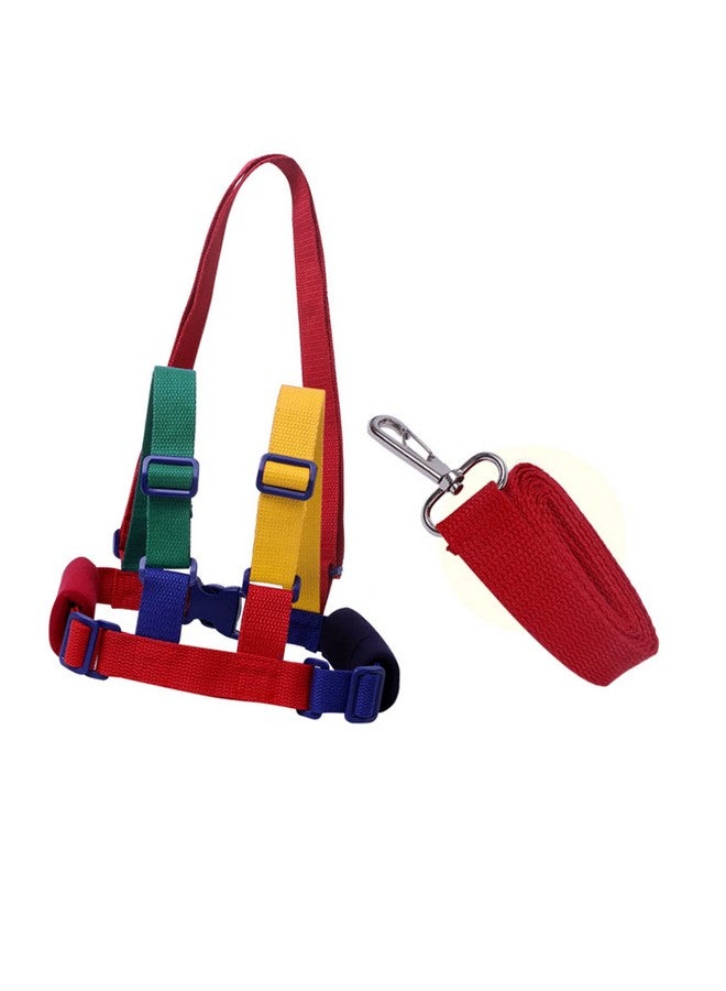 VINGVO Kid Anti Lost Rope, Adjustable Sturdy Portable Kids Safety Walking Rope with Net for Learning Walk - Image 1