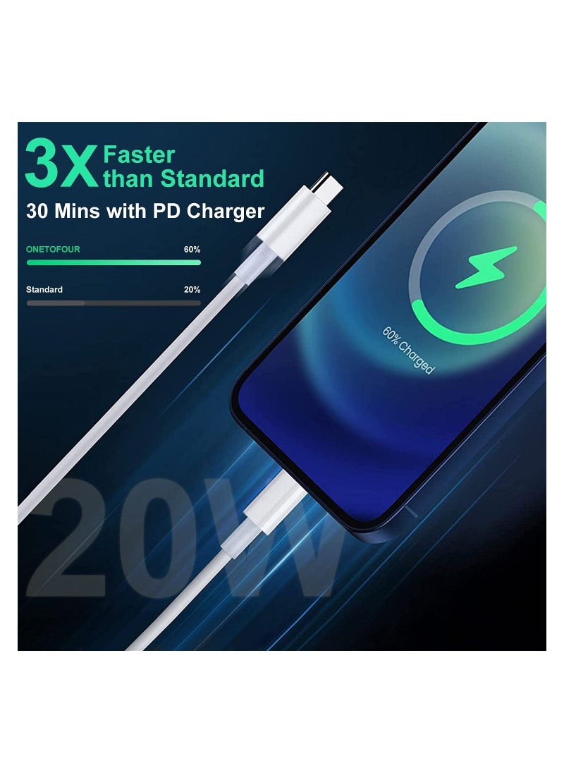 USB C to Lightning Cable 【MFi Certified】 Compatible with iPhone 13 Pro Max/12/11 Pro/X/XS/XR/8 - Image 2