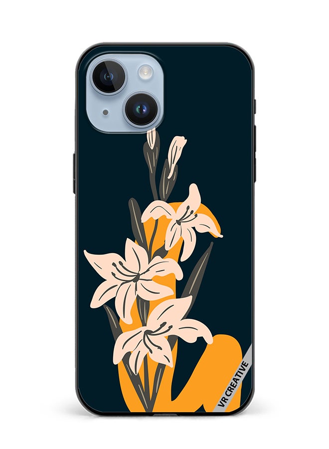 VR CREATIVE Protective Case Cover For Apple iPhone 15 Plus Alphabet G Design Multicolour - Image 1