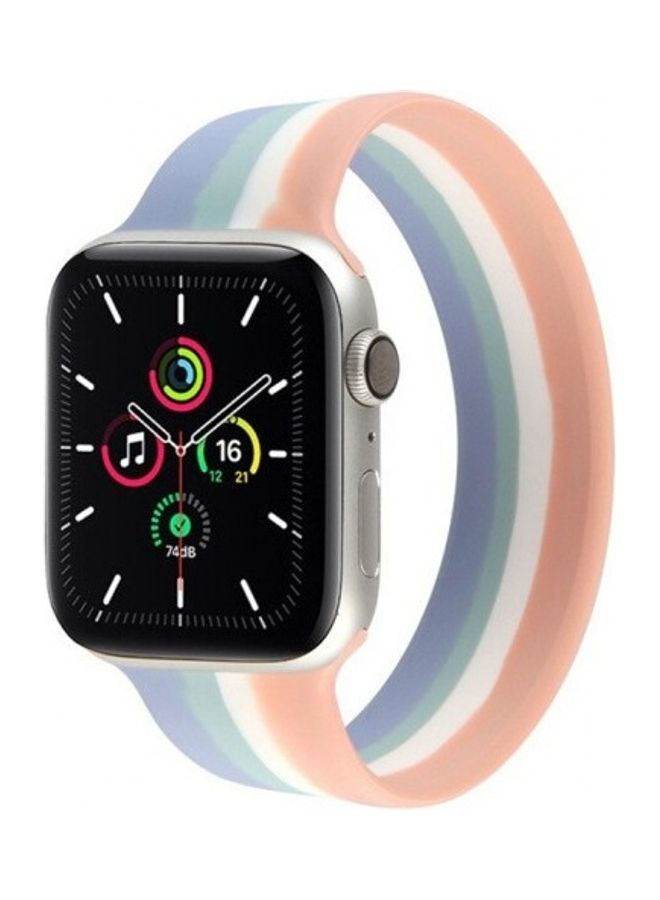 NIBEMINENT Loop Band for Apple Watch Series 6 Blue/Green/Pink - Image 1