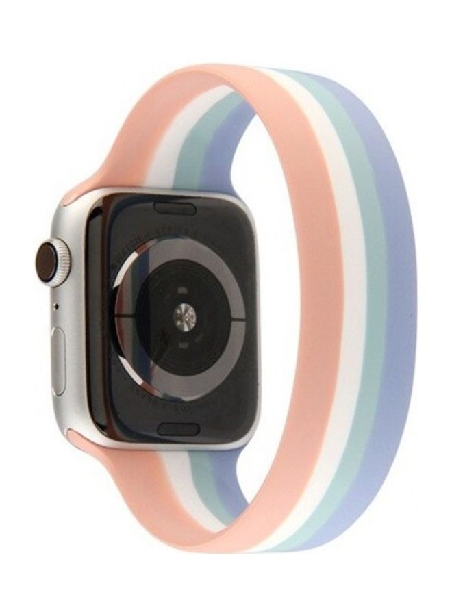 NIBEMINENT Loop Band for Apple Watch Series 6 Blue/Green/Pink - Image 2