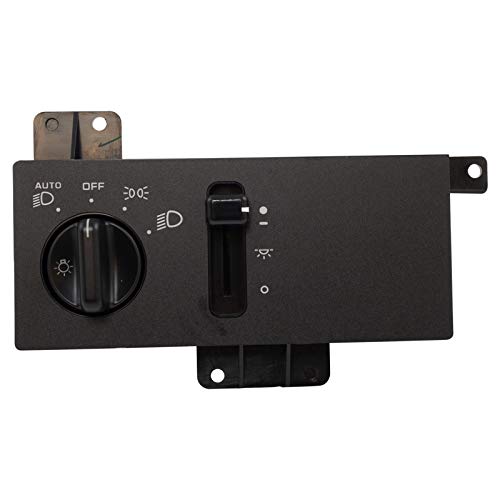 TRQ Headlight Switch Compatible with 1994-1998 Jeep Grand Cherokee - Image 1