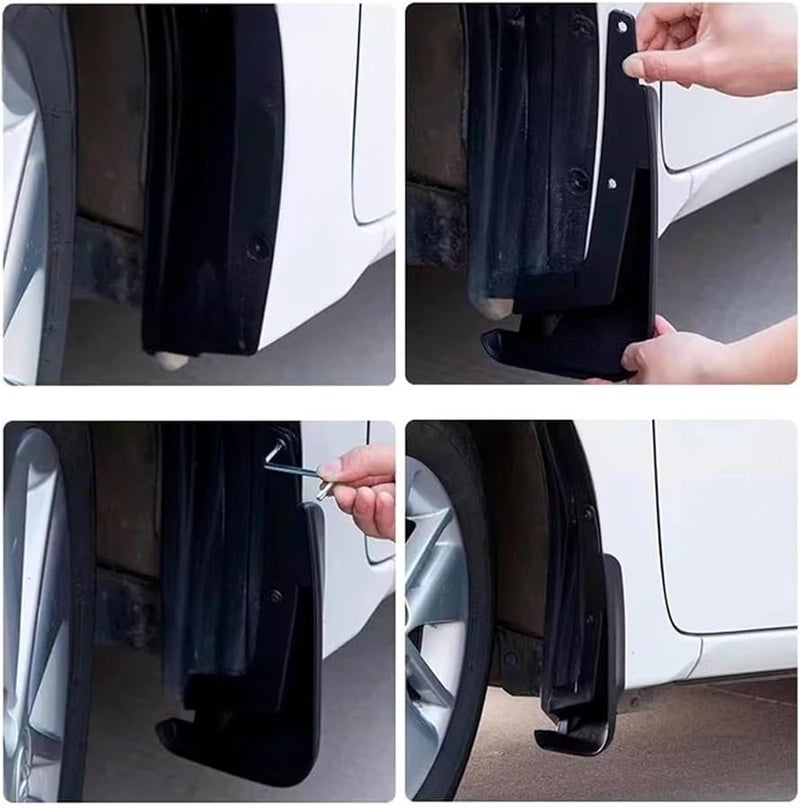 جيلي كولراي 2023 2024 2025 سدادات الوحل واقيات الرش مجموعة حماية الأجنحة - Image 5