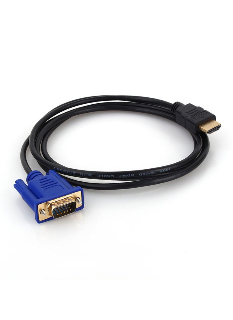 HDMI to VGA Cable – 2 Meter | High-Quality Display Conversion