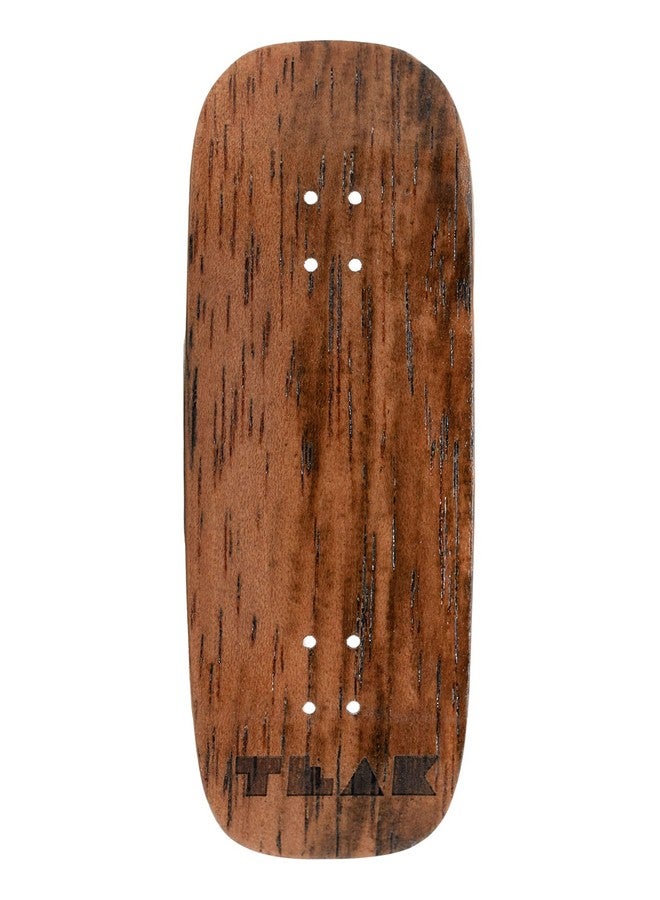 Teak Tuning Prolific Wooden Fingerboard Deck, 33.5mm x 96mm Boxy Shape - Two Tone - 6 Ply with Double Color Mid Plies - Includes Prolific Foam Tape - Image 3