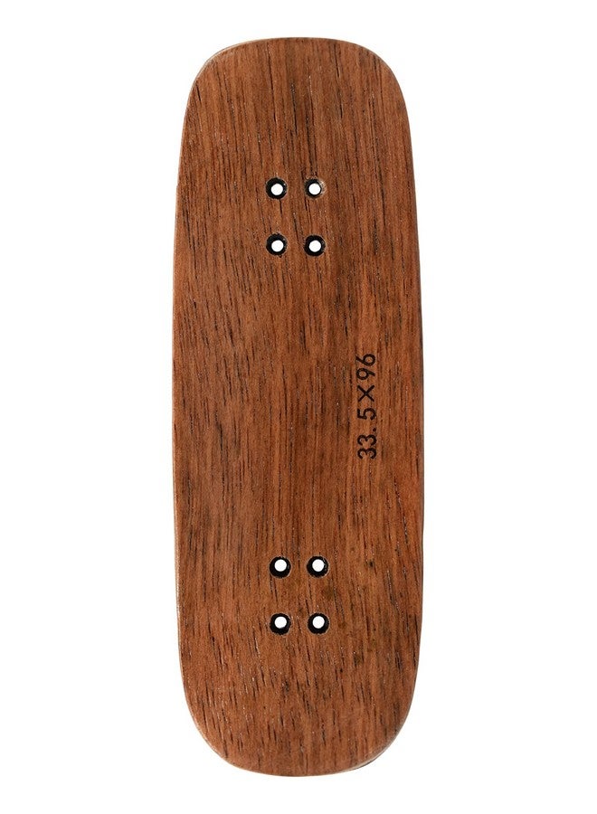 Teak Tuning Prolific Wooden Fingerboard Deck, 33.5mm x 96mm Boxy Shape - Two Tone - 6 Ply with Double Color Mid Plies - Includes Prolific Foam Tape - Image 4