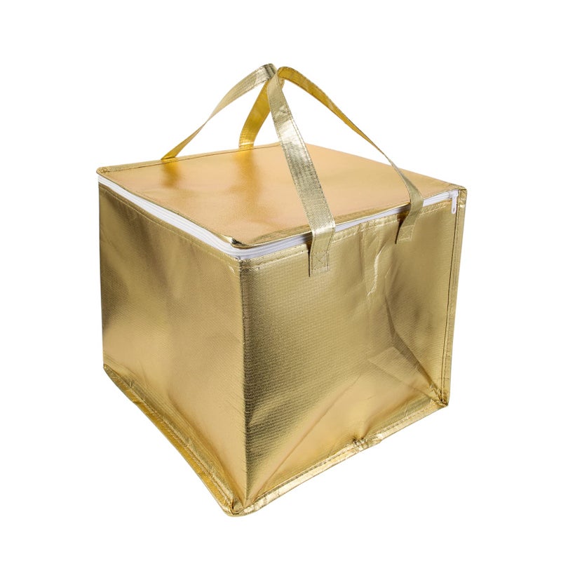 Insulated Thermal Grocery Pouch Portable Food Bag Handle Outdoor Picnic Catering Use - Image 2