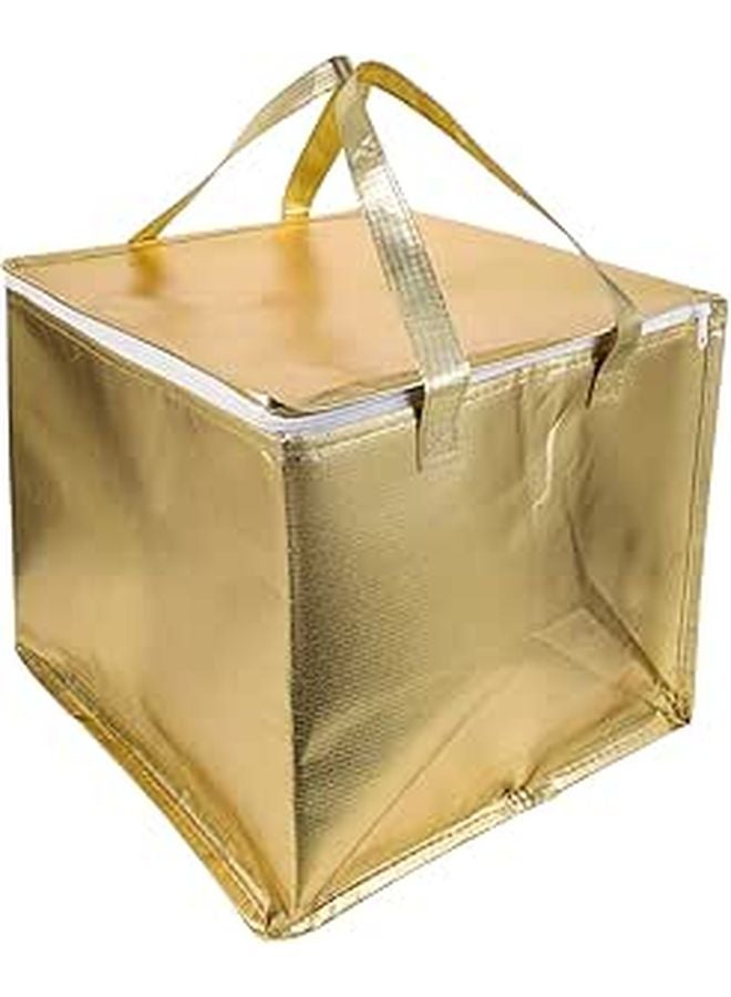 Insulated Thermal Grocery Pouch Portable Food Bag Handle Outdoor Picnic Catering Use - Image 1
