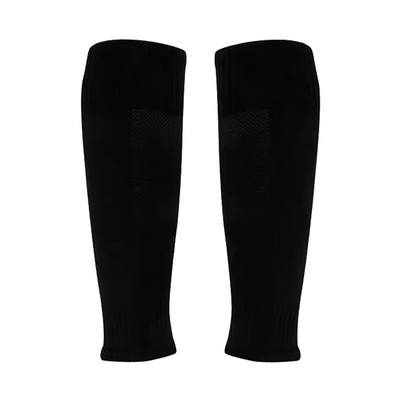 BUKEORE 2 Set Anti-Slip Grip Soccer Socks with Shin Guard Sleeves, Sports Athletic Socks for Men Women - Image 3